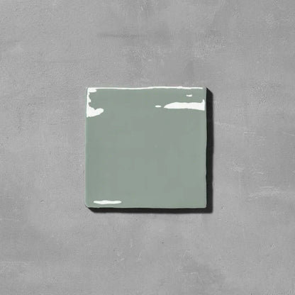 Bert &amp; May - Fennel Glazed Square Tile, 13 x 13cm - Tiles &amp; Stone To You