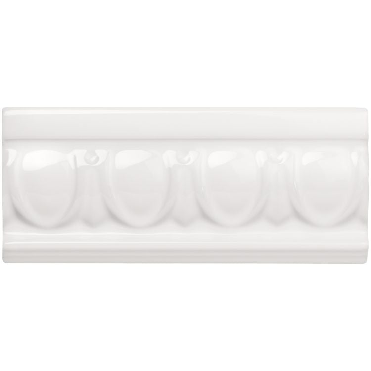 Original Style - Brilliant White Egg & Dart Moulding, 15.2 x 6.5cm (IM-0019727)