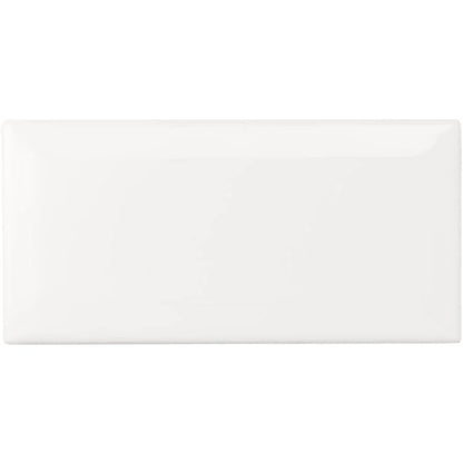 Original Style - Brilliant White Metro Bevelled Tile, 15 x 7.5cm (IM-0003718)