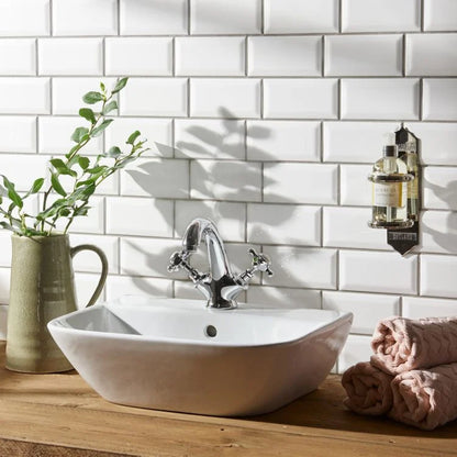 Original Style - Brilliant White Metro Bevelled Tile, 15 x 7.5cm (IM-0003718)