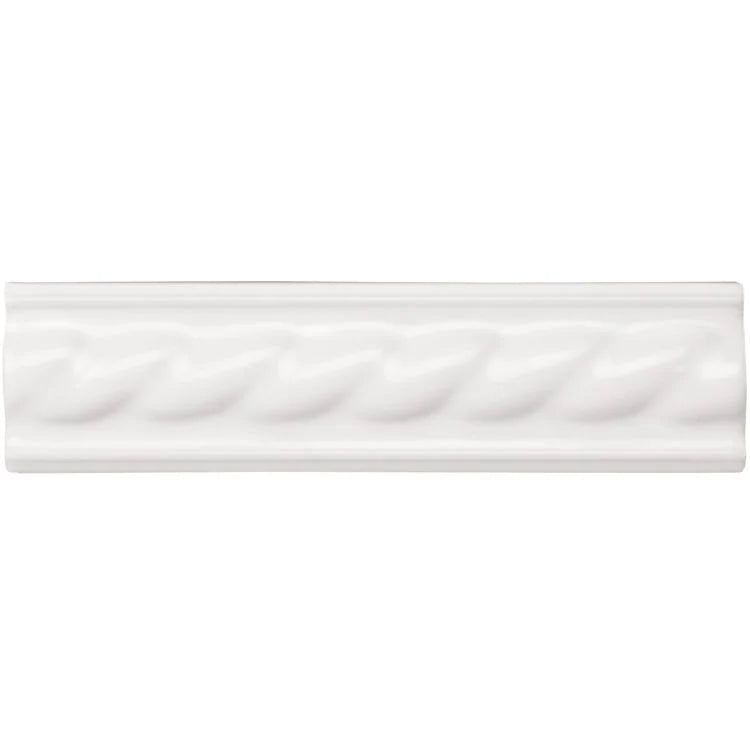Original Style - Brilliant White Rope Moulding, 15.2 x 4cm (IM-0004371)