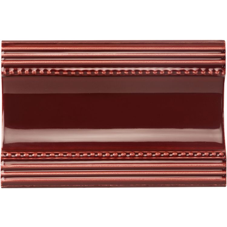 Original Style - Burgundy Plain Cornice, 15.2 x 7.5cm (IM-0008613)