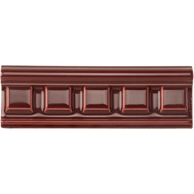 Original Style - Burgundy Dentil Moulding, 15.2 x 5cm (IM-0005677)
