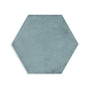 Ca' Pietra - Medina Hexagon Porcelain Aqua Matt, 14 x 16cm (7512)