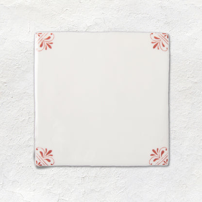 Original Style - Country Delft Field Tile Beatrix Burgundy, 13 x 13cm (IM-0034160)