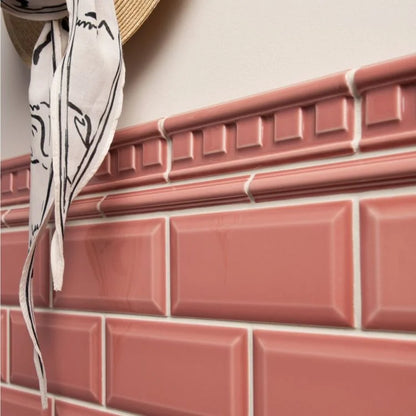 Original Style - Duchy Pink Dentil Moulding, 15.2 x 5cm (IM-0030102)