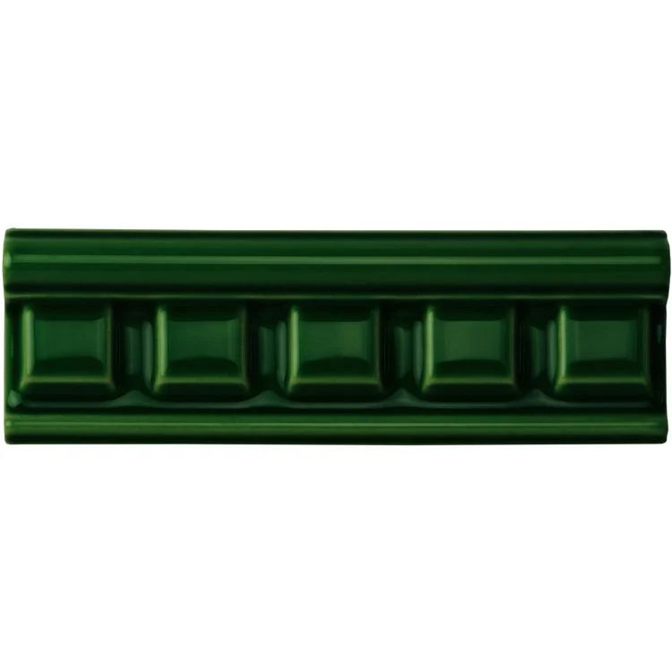 Original Style - Edwardian Green Dentil Moulding, 15.2 x 5cm (IM-0026195)