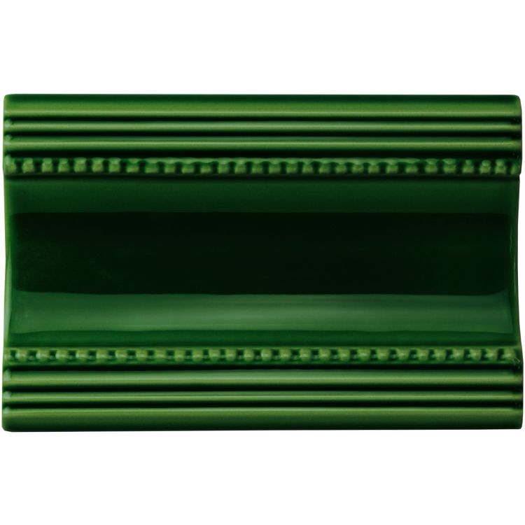 Original Style - Edwardian Green Plain Cornice, 15.2 x 7.5cm (IM-0026203)