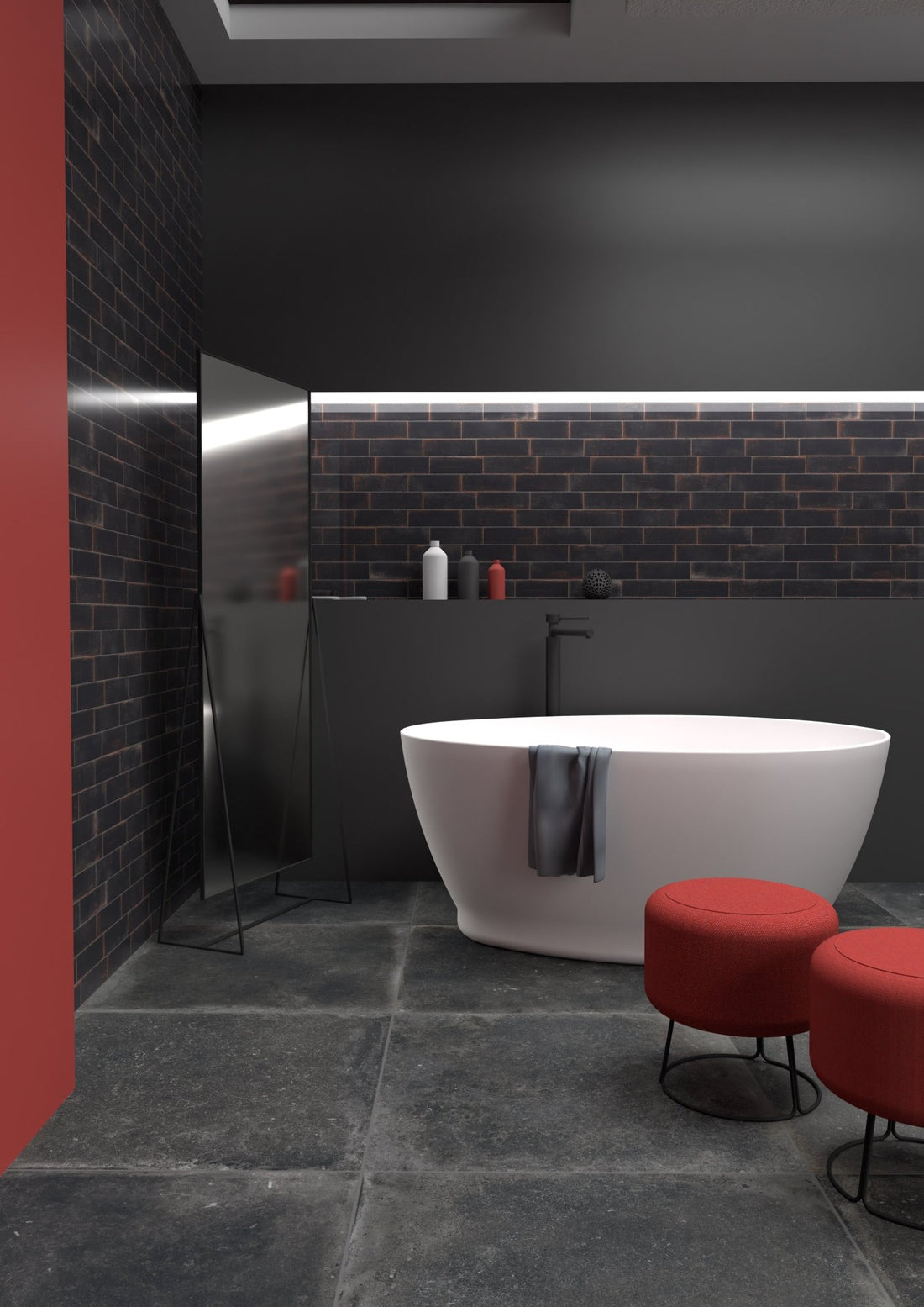 Grunge Fumo, 7 x 21.6cm - Tiles & Stone To You