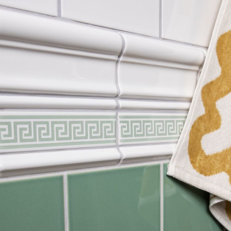 Original Style - Brilliant White Astragal Moulding, 15.2 x 2.1cm (IM-0013856)