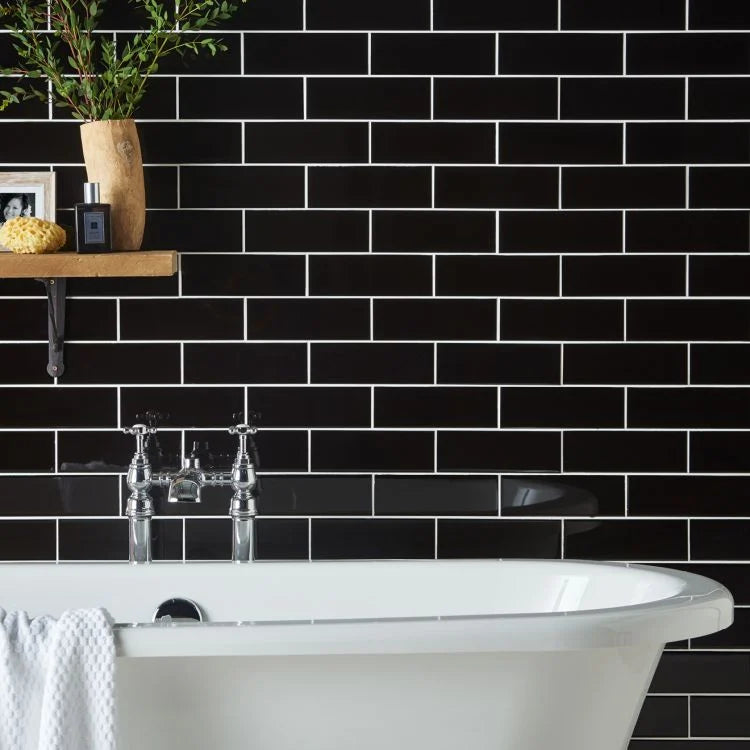 Original Style - Jet Black Large Brick, 22.8 x 7.5cm (IM-0011264)