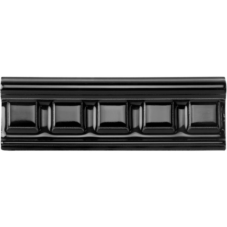Original Style - Jet Black Dentil Moulding, 15.2 x 5cm (IM-0022045)