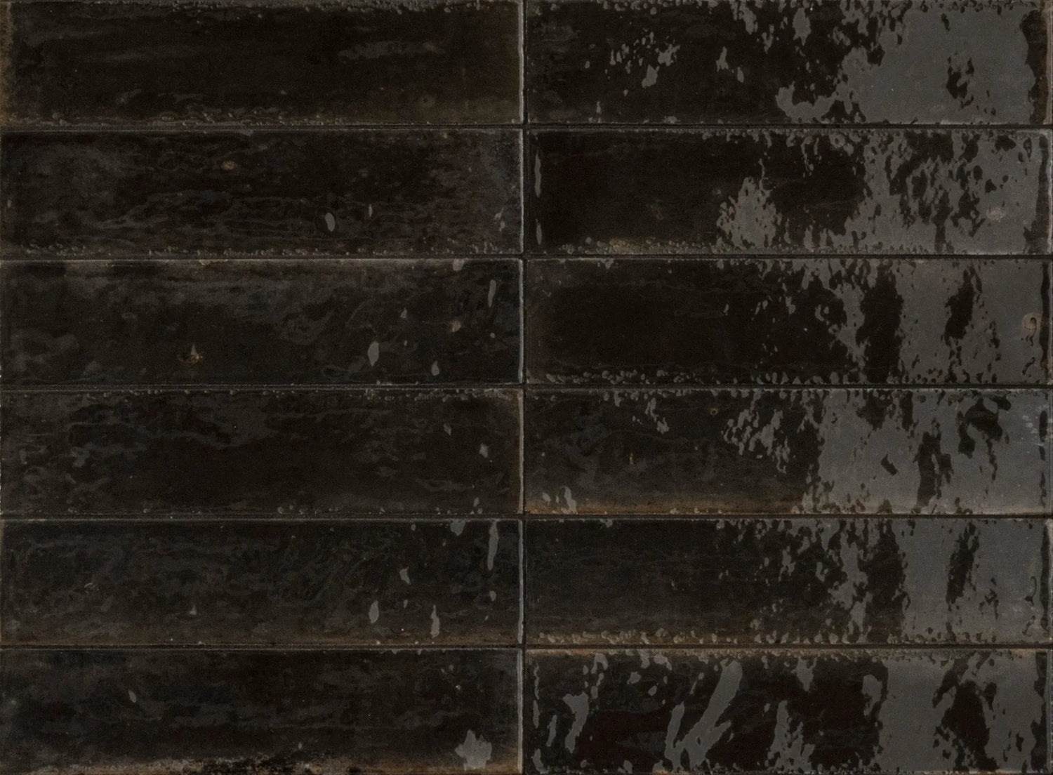 Minoli - Luminous Black Gloss, 6 x 24cm (VC03643) - Tiles &amp; Stone To You