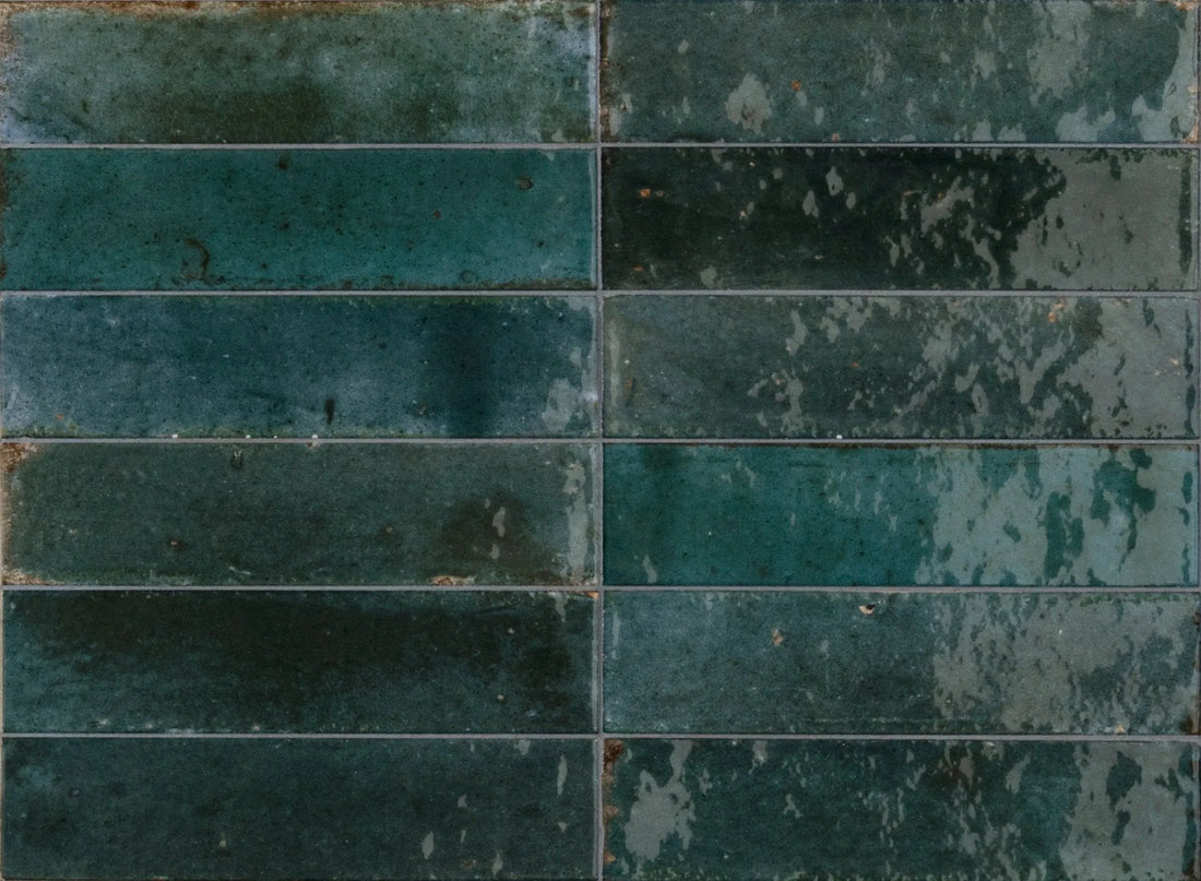 Minoli - Luminous Blue Gloss, 6 x 24cm (VC03642) - Tiles &amp; Stone To You