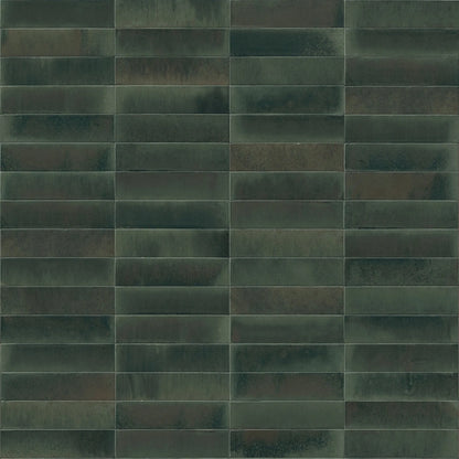 Minoli - Luminous Verde Forest Gloss, 6 x 24cm (LMN1002) - Tiles &amp; Stone To You