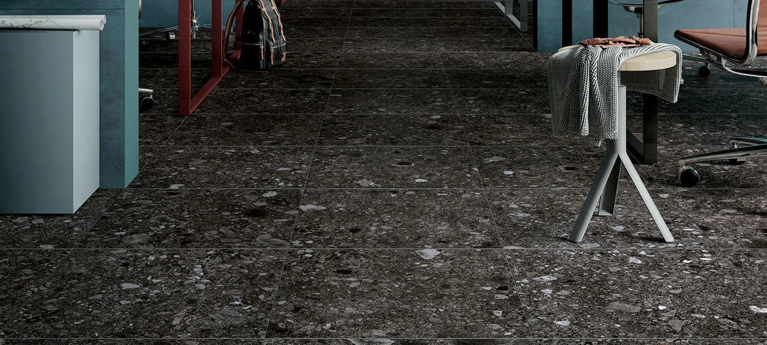 Minoli - Norway Svart Matt, 60 x 60cm (VC02757) - Tiles &amp; Stone To You