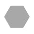 Minoli - Timeless Hexagon Grey Matt, 15 x 17cm (VC03746) - Tiles & Stone To You