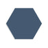 Minoli - Timeless Hexagon Marine Matt, 15 x 17cm (VC03737) - Tiles & Stone To You