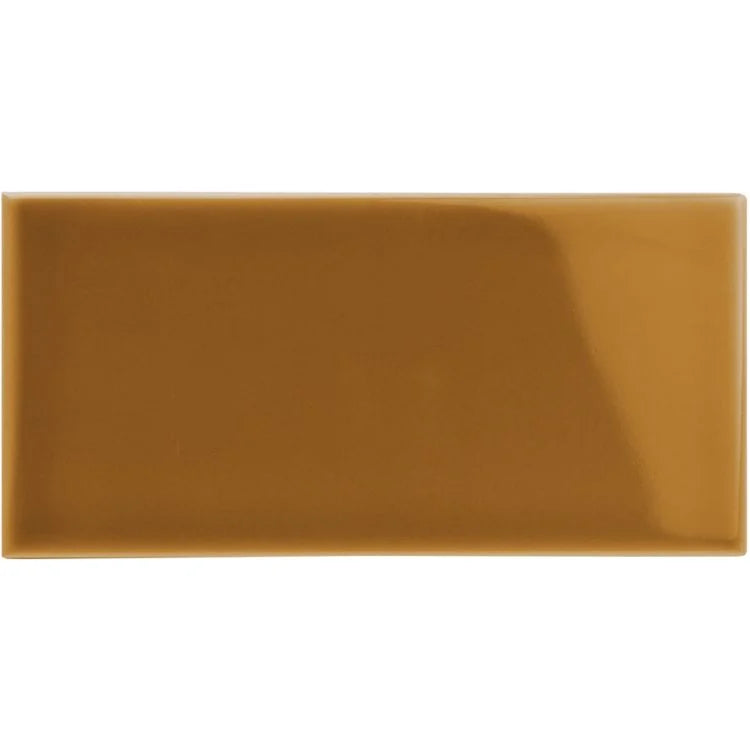 Original Style - Ochre Half Tile, 15.2 x 7.6cm (IM-0030116)