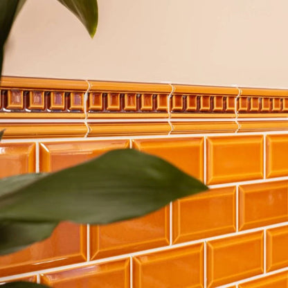 Original Style - Ochre Metro Bevelled Tile, 15 x 7.5cm (IM-0030177)