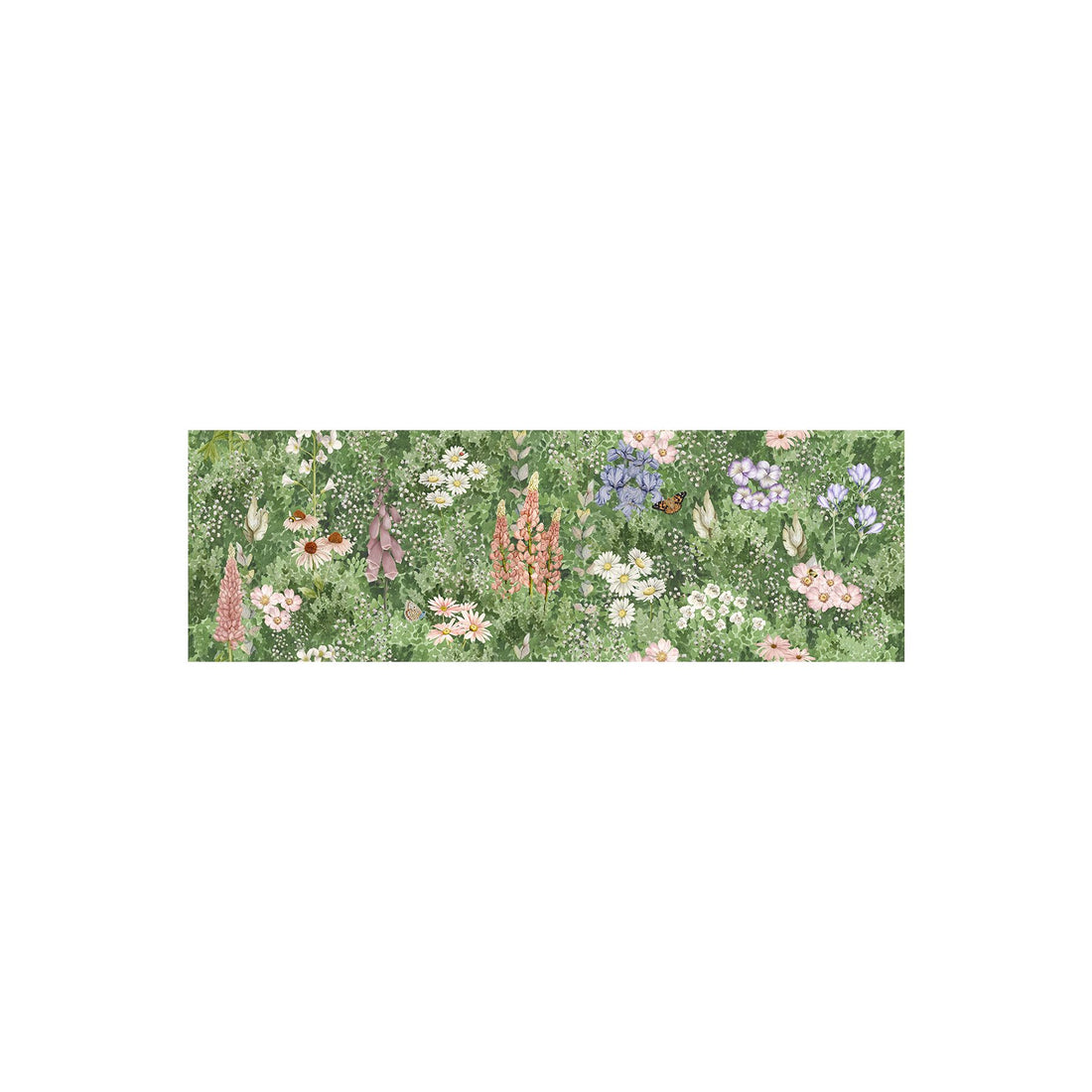 Original Style - English Garden Floral Single Ceramic Tile, 990 x 320mm (IM-0029456) - Tiles &amp; Stone To You
