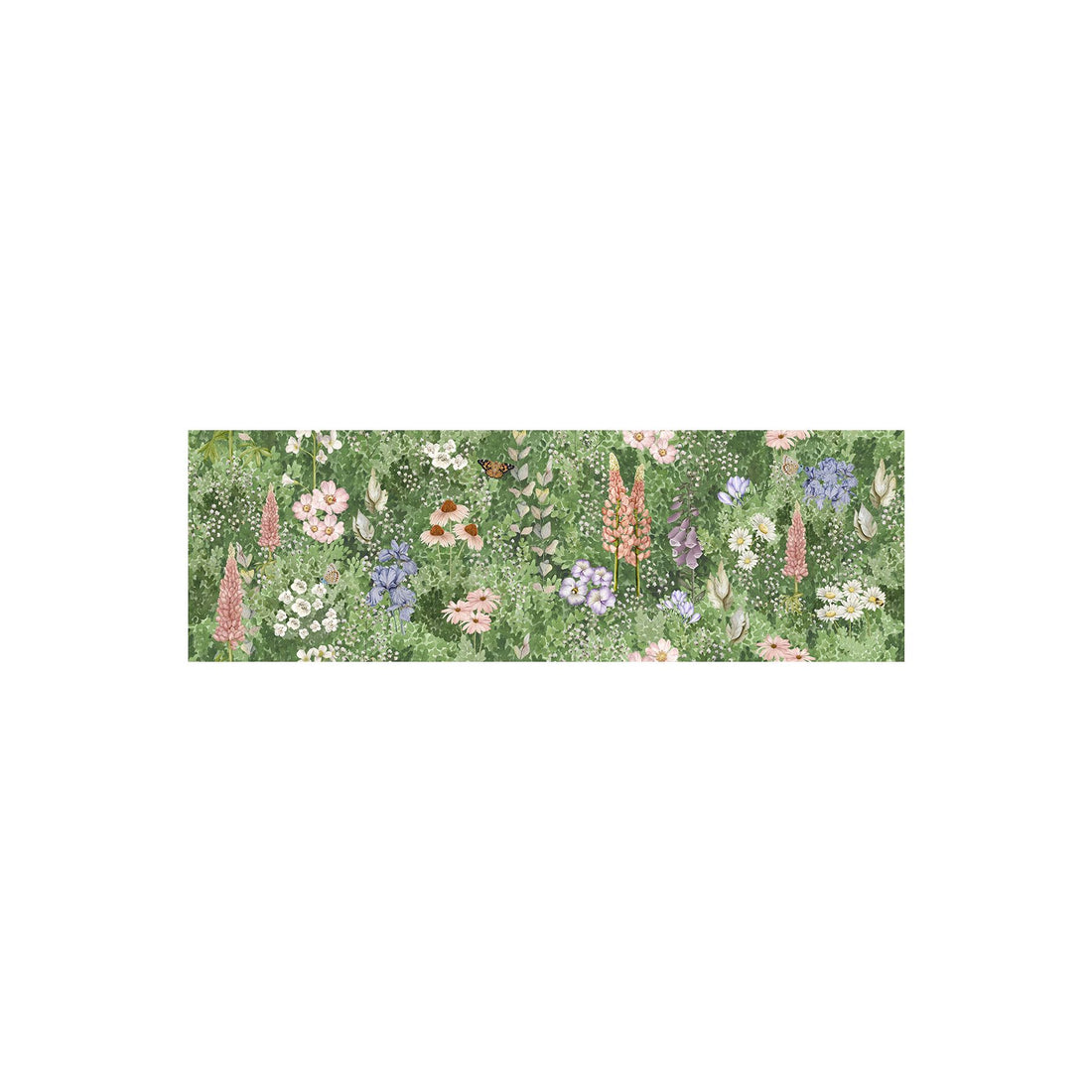 Original Style - English Garden Floral Single Ceramic Tile, 990 x 320mm (IM-0029456) - Tiles &amp; Stone To You
