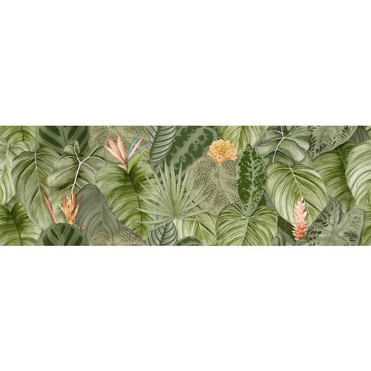 Original Style - Tropical Oasis Single Ceramic Tile, 990 x 320mm (IM-0029429) - Tiles & Stone To You