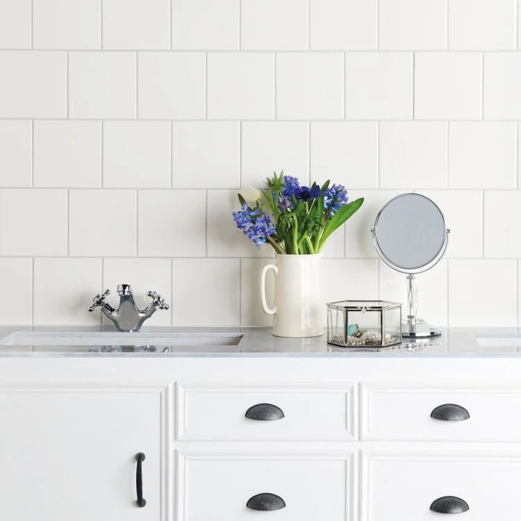 Original Style - Vintage White Field Ceramic Tile, 152 x 152mm (IM-0010884) - Tiles &amp; Stone To You