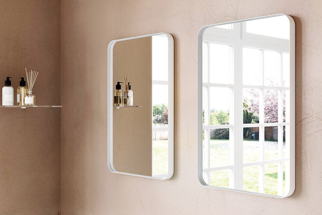Origins Living - City Mirror White, 50x75cm (B375639) - Tiles & Stone To You