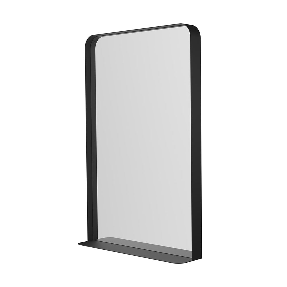 Origins Living - City Mirror with Shelf 50 Black, 50x75cm (CTY - 002057 - BK) - Tiles &amp; Stone To You