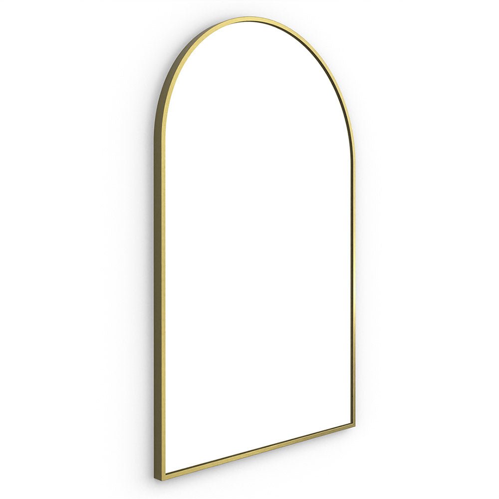 Origins Living - Docklands Arch Mirror Brushed Brass, 50x80cm (DKL - 00R058 - BB) - Tiles &amp; Stone To You