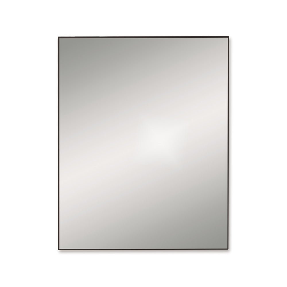 Origins Living - Docklands Rectangular Mirror 80x100cm, Black (B375592) - Tiles &amp; Stone To You