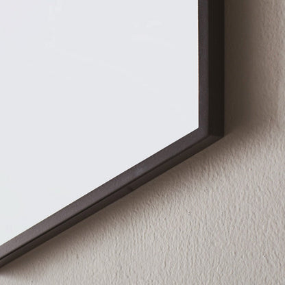 Origins Living - Docklands Rectangular Mirror 80x100cm, Black (B375592) - Tiles &amp; Stone To You