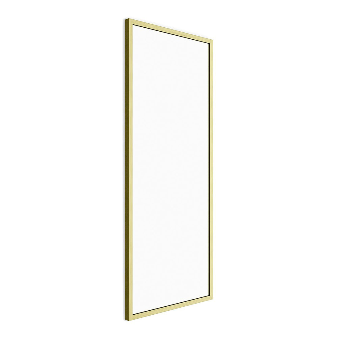 Origins Living - Docklands Rectangular Mirror Brushed Brass, 40×100 (DKL - 001410 - BB) - Tiles &amp; Stone To You