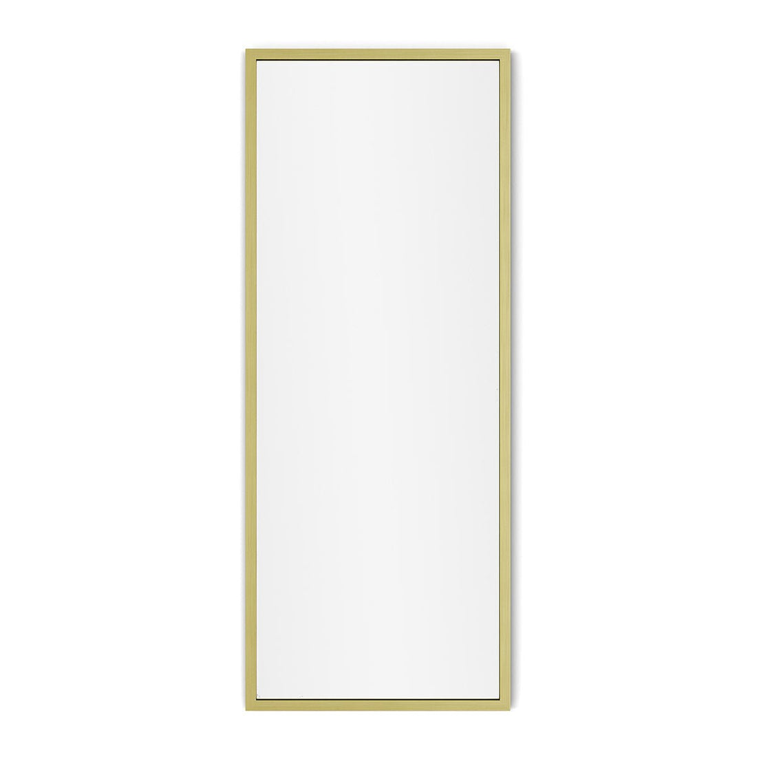 Origins Living - Docklands Rectangular Mirror Brushed Brass, 40×100 (DKL - 001410 - BB) - Tiles &amp; Stone To You