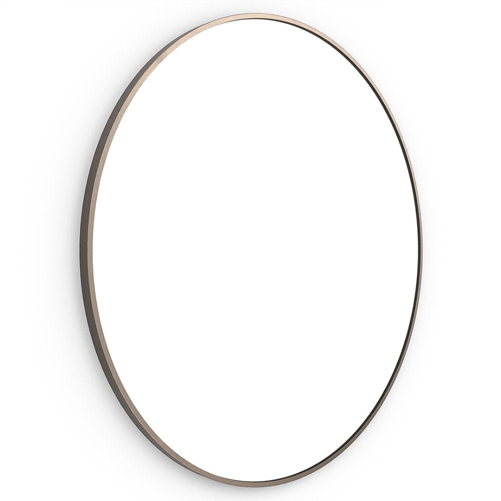 Origins Living - Docklands Round Mirror Brushed Bronze, 80cm (DKL - 00D080 - BZ) - Tiles &amp; Stone To You