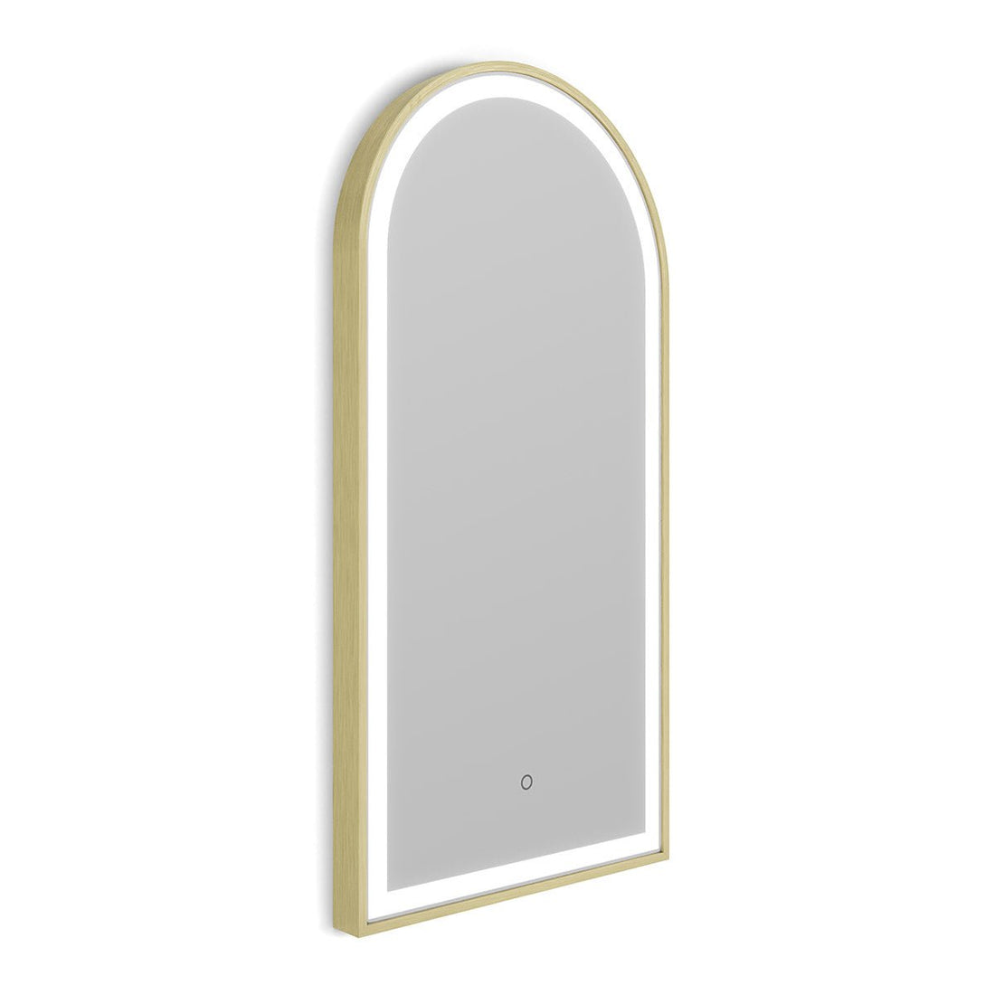 Origins Living - Lomax Light Arch Mirror Brushed Brass, 40cm (LML - 01R048 - BB) - Tiles &amp; Stone To You