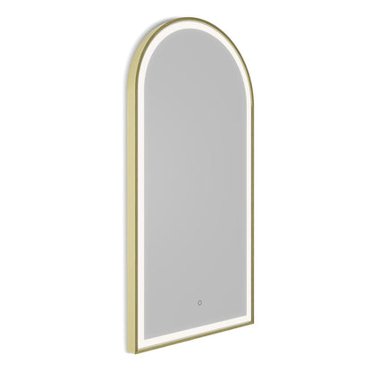 Origins Living - Lomax Light Arch Mirror Brushed Brass, 50cm (LML - 01R051 - BB) - Tiles &amp; Stone To You