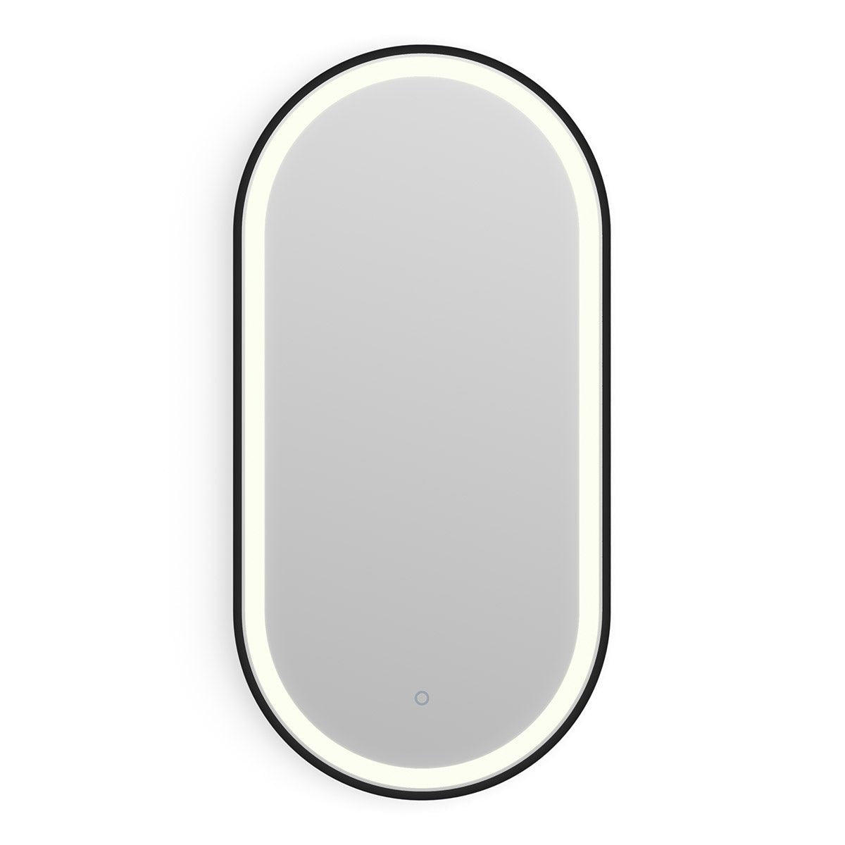 Origins Living - Lomax Light Capsule Mirror Black, 40cm (LML - 01C048 - BK) - Tiles &amp; Stone To You