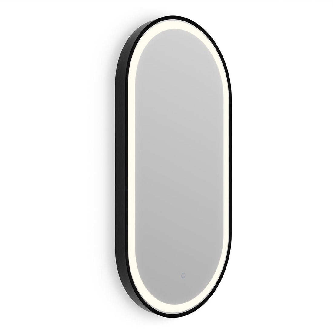 Origins Living - Lomax Light Capsule Mirror Black, 40cm (LML - 01C048 - BK) - Tiles &amp; Stone To You