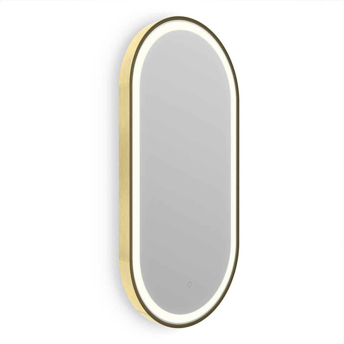 Origins Living - Lomax Light Capsule Mirror Brushed Brass, 40cm (LML - 01C048 - BB) - Tiles &amp; Stone To You