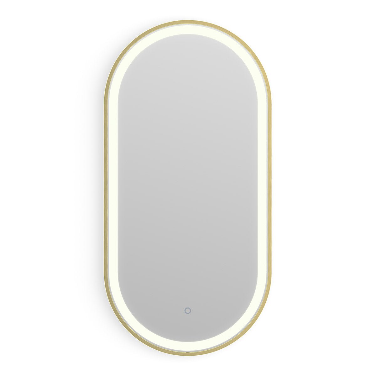 Origins Living - Lomax Light Capsule Mirror Brushed Brass, 50cm (LML - 01C051 - BB) - Tiles &amp; Stone To You