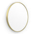 Origins Living - Lomax Round Mirror Brushed Brass, 70cm (LMX - 00D070 - BB) - Tiles & Stone To You