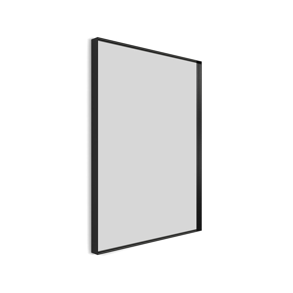 Origins Living - Newington Rectangular Mirror 100x80cm – Black (NWG - 001108 - BK) - Tiles &amp; Stone To You