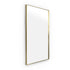 Origins Living - Newington Rectangular Mirror Brushed Brass, 120x70cm (NWG - 001127 - BB) - Tiles & Stone To You