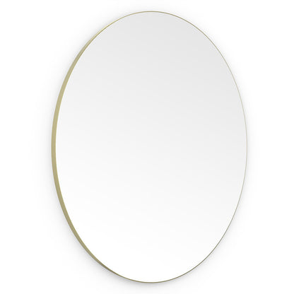 Origins Living - Oslo Round Mirror 100 in Brushed Brass (OSL - 00D100 - BB) - Tiles &amp; Stone To You