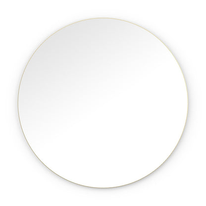 Origins Living - Oslo Round Mirror 100 in Brushed Brass (OSL - 00D100 - BB) - Tiles &amp; Stone To You