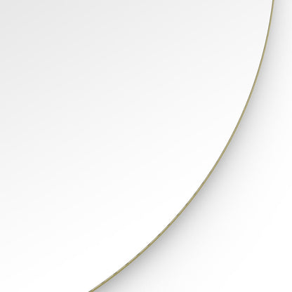Origins Living - Oslo Round Mirror 100 in Brushed Brass (OSL - 00D100 - BB) - Tiles &amp; Stone To You