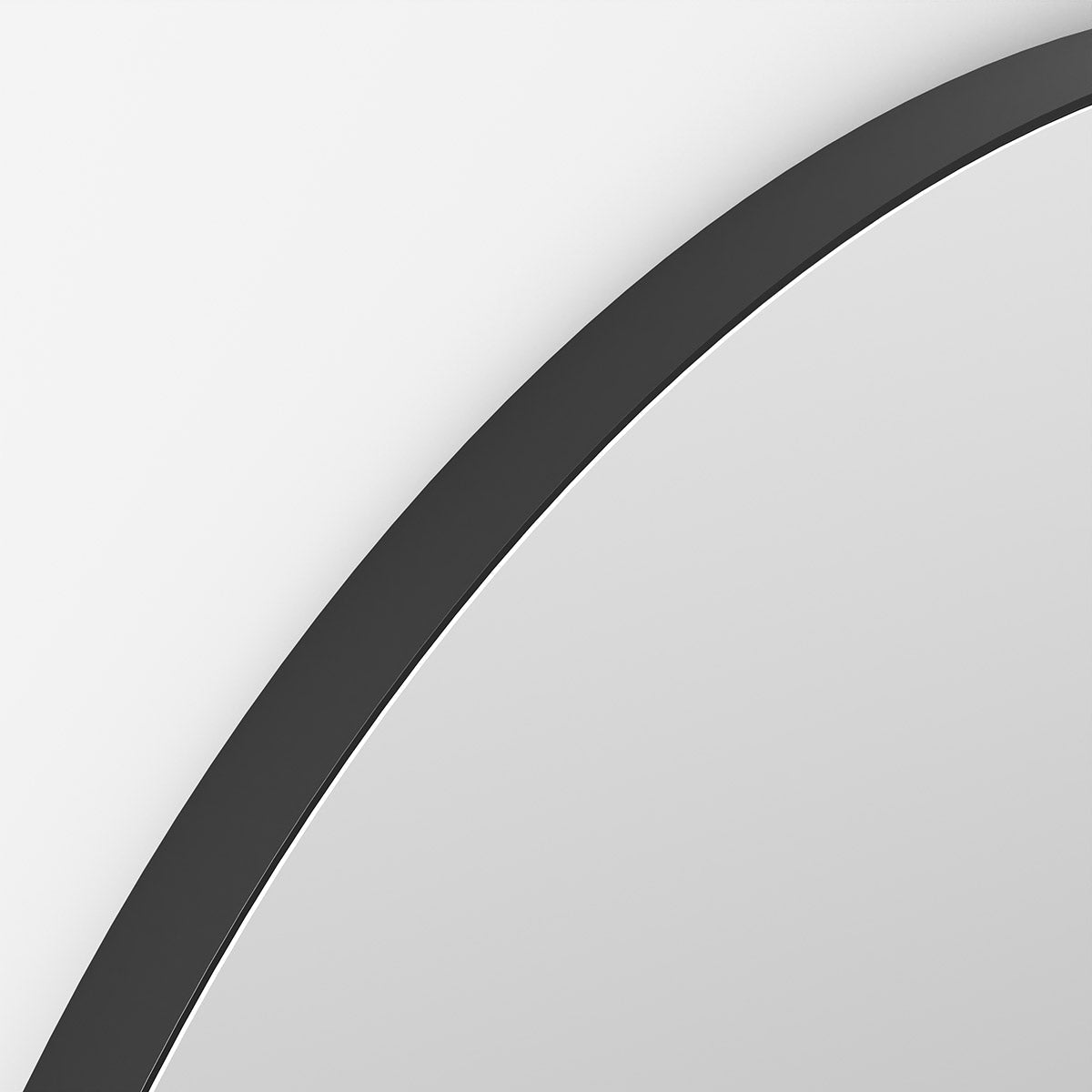 Origins Living - Oslo Round Mirror Black, 60cm (OSL - 00D060 - BK) - Tiles &amp; Stone To You