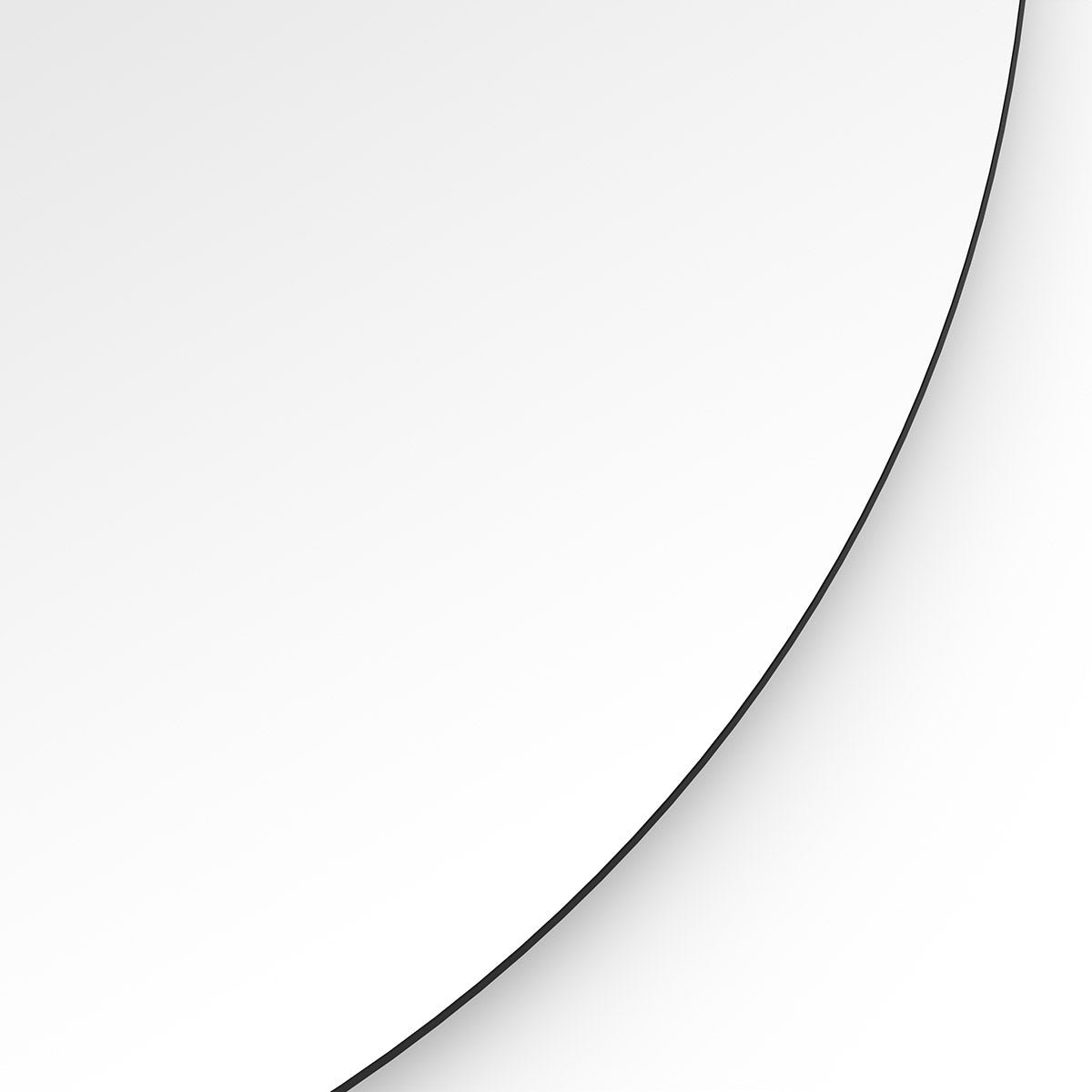 Origins Living - Oslo Round Mirror Black, 60cm (OSL - 00D060 - BK) - Tiles &amp; Stone To You